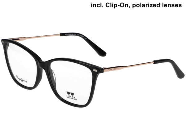 Pepe Jeans Brille 7461 001P mit Sonnenclip