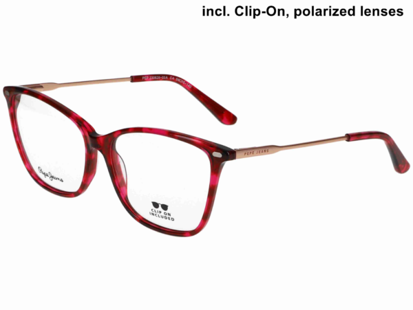 Pepe Jeans Brille 7461 201P mit Sonnenclip