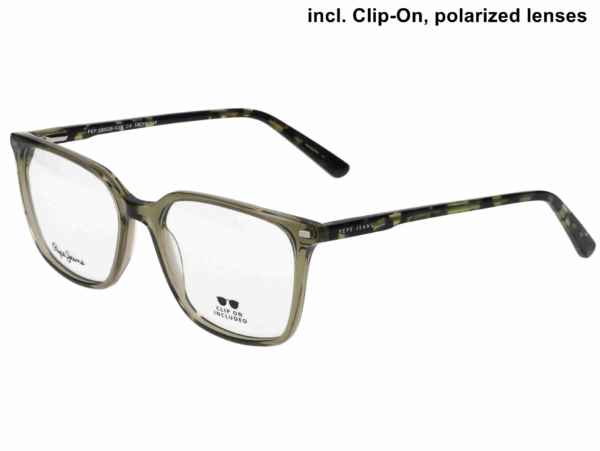 Pepe Jeans Brille 7464 525P mit Sonnenclip